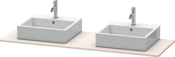 Duravit XSquare Konsole Taupe Supermatt 1600x550x16 mm - XS063HB8383