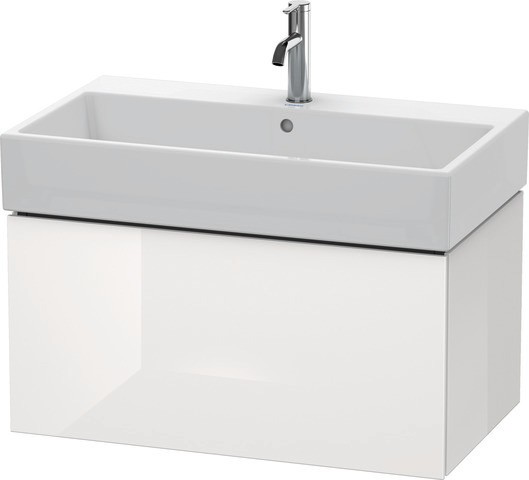 Duravit L-Cube Waschtischunterbau wandhängend Weiß Hochglanz 784x459x394 mm - LC617708585