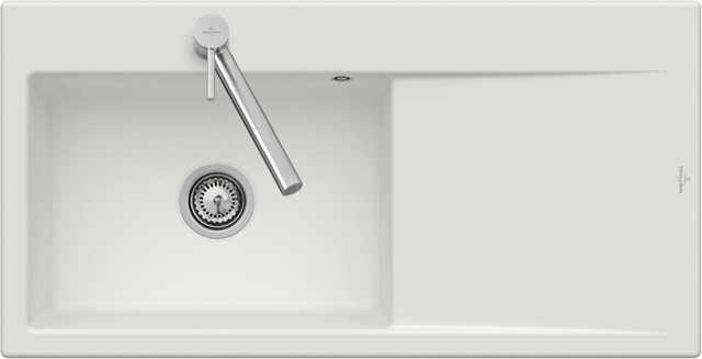Villeroy & Boch Einbauspüle Subway Style 60 Flat 33611F 1000x510mm IB re Keram. Chrom.e cplus, 33610 33610FJ0