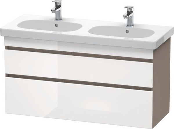 Duravit DuraStyle Waschtischunterbau wandhängend Weiß & Basalt Hochglanz & Matt 1150x453x610 mm - DS
