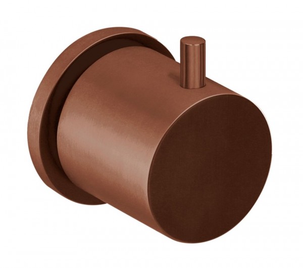 Herzbach Design iX UPventil 2-/ 3-Wegeumsteller Blende rund Edelstahl Copper, 21.959750.3.39