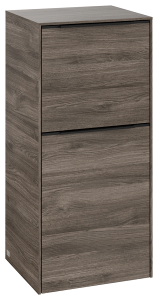 Villeroy & Boch Subway 3.0 Seitenschrank, 1 Auszug, 1 Tür, 400 x 860 x 346,5 mm, Stone Oak / Stone O