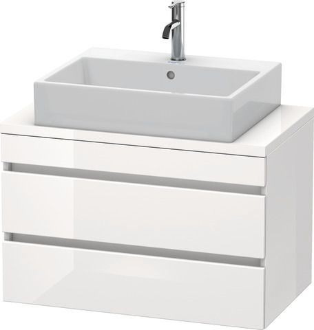 Duravit DuraStyle Konsolenwaschtischunterbau wandhängend Weiß Hochglanz 800x478x512 mm - DS530702222