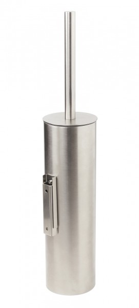 Koh-i-Noor TRATTO gebürsteter Edelstahl, Toilettenbürste Wandmodell, 7111S, gebürsteter Edelstahl