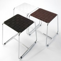 Decor Walther DW 70 Decor Walther DW 70 Badhocker - chrom / Sitz weiß