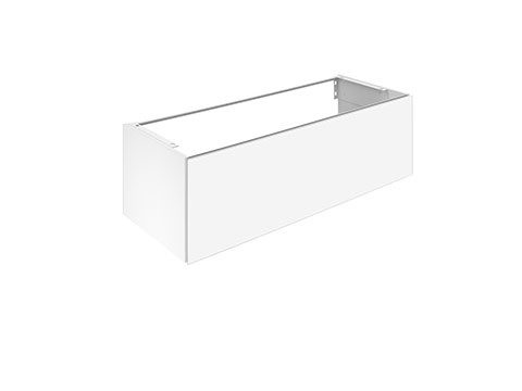 Keuco Waschtischunterschrank X-Line, 1 Frt-Auszug trüffel/Glas trüffel, 1200x400x490mm, 33181140000