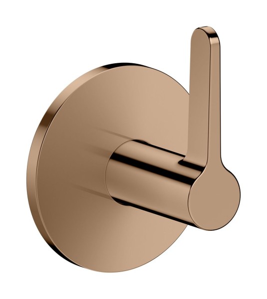 Hansgrohe Absperrventil Unterputz AXOR One mit Hebelgriff polished red gold, 48772300