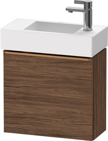 Duravit D-Neo Waschtischunterbau wandhängend Nussbaum dunkel Matt 484x222x440 mm - DE4219R04210000
