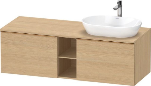Duravit D-Neo Konsolenwaschtischunterbau wandhängend Natur Eiche Matt 1400x550x459 mm - DE4950R04300