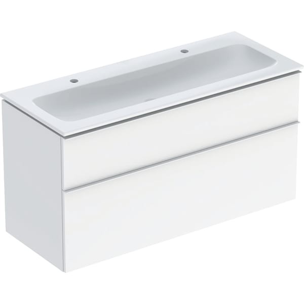 Geberit iCon Set Möbel-Waschtisch mit Unterschrank, 2 Schubladen