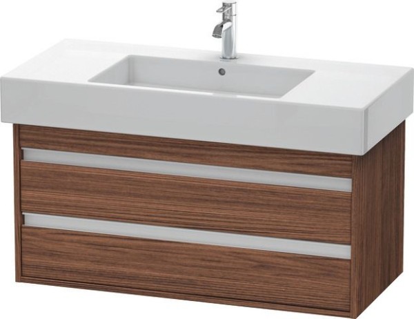 Duravit Ketho Waschtischunterbau wandhängend Nussbaum dunkel Matt 1000x455x480 mm - KT664102121