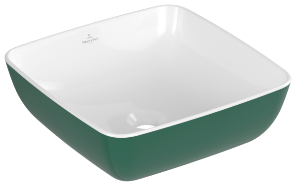 Villeroy & Boch Aufsatzwaschbecken Artis 410x410mm Quadrat ohne Überlauf Forest