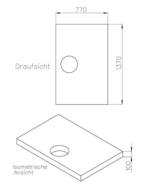 Neuesbad Wannenträger für Laufen Pro 140x80x3,1