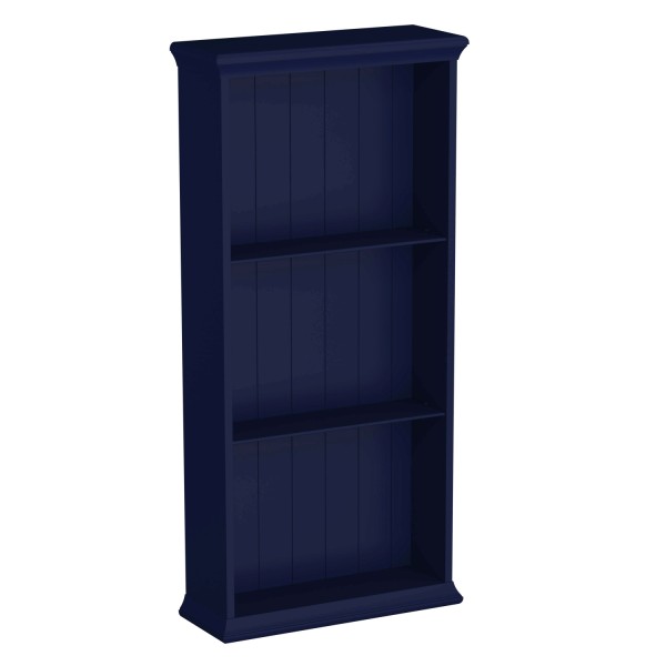 VitrA Valarte Wandregal Breite 54 cm Höhe 114 cm 2 Glaseinlegeböden Stahlblau (Lack),65800