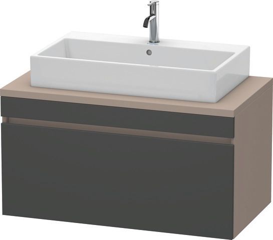 Duravit DuraStyle Konsolenwaschtischunterbau wandhängend Graphit & Basalt Matt 1000x548x512 mm - DS5