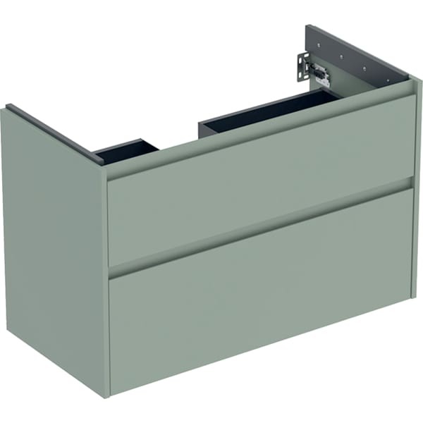 Geberit Renova Plan Unterschrank für Waschtisch, mit zwei Schubladen: 94.8x60.6x44.6cm, 504032IK1