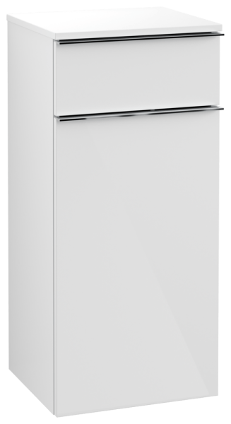 Villeroy & Boch Seitenschrank Venticello A95001DH, B:404, H:866, T:372mm, Glossy White