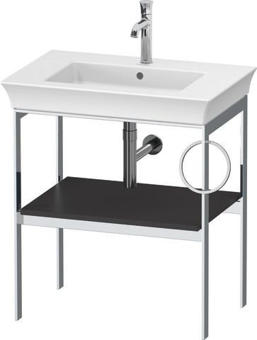 Duravit White Tulip Metallkonsole 684x450x760 mm - WT4543R5858
