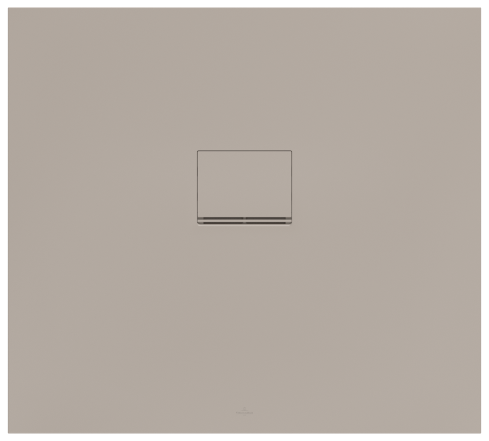 Villeroy & Boch Duschwanne Squaro Infinity 1000x900x40mm, flächenbündig Einbau Antirutsch Almond UDQ1090SQI2V-AL