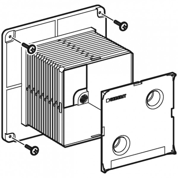 Geberit Bauschutz mit Deckel für Urinal-Steuerung ab 2009