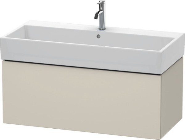 Duravit L-Cube Waschtischunterbau wandhängend Taupe Matt 984x459x394 mm - LC617809191