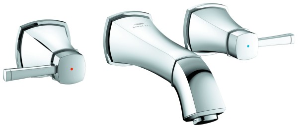 Grohe 3-Loch Waschtischarmatur Grandera 20622