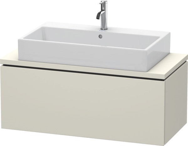 Duravit L-Cube Konsolenwaschtischunterbau wandhängend Taupe Matt 1020x477x400 mm - LC580409191