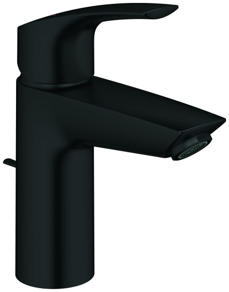 GROHE Waschtischarmatur Eurosmart 33265_3 S-Size Zugstangen-Ablaufgarnitur matt black, 332652433