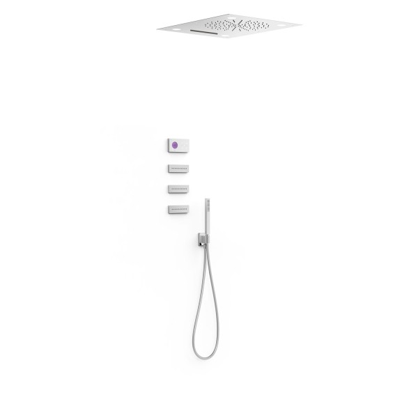 Tres Bausatz elektronisches 4 Wege Thermostat Unterputz System Shower technology mit , 09286402