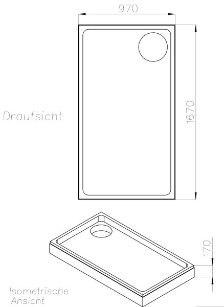 Neuesbad Wannenträger für Kaldewei Superplan XXL 170x100x5,1