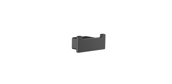 emco loft Doppelhaken 70 x 30 x 33mm, schwarz, 057513302