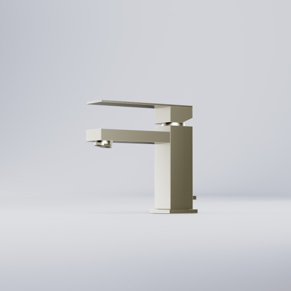 Steinberg Serie 160 Waschtischarmatur m. Ablaufgarnitur, brushed nickel, 160 1000 BN