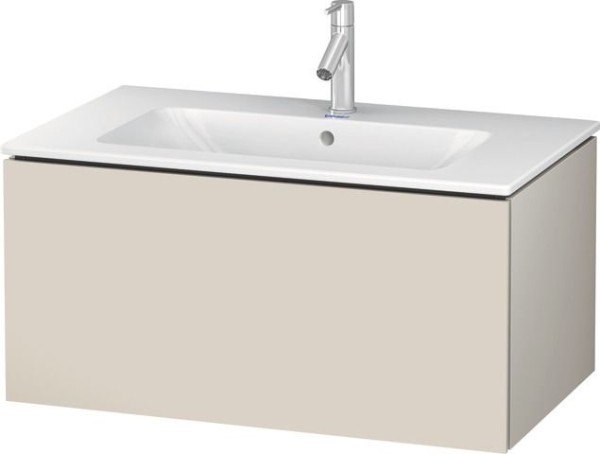 Duravit L-Cube Waschtischunterbau wandhängend Taupe Supermatt 820x481x400 mm - LC614108383