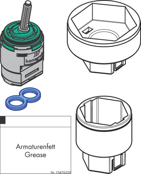 Hansgrohe Joystick - Kartusche J27 , 96783000