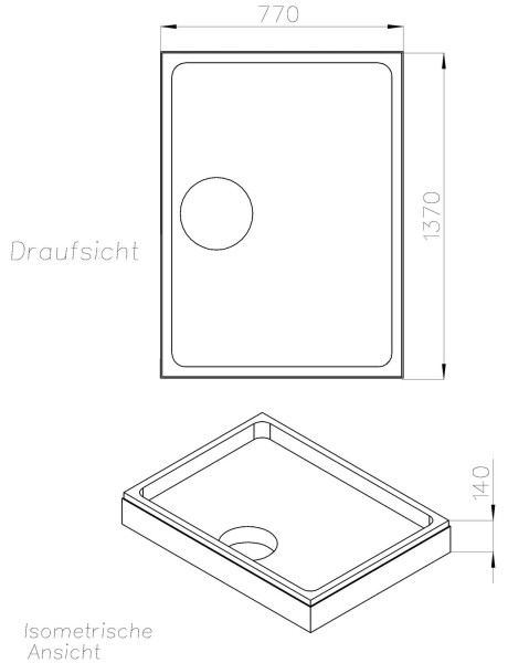 Neuesbad Wannenträger für Ideal Standard Ultra Flat 140x80x4,7