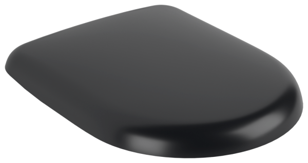 Villeroy & Boch WC-Sitz Antao 373x445x65mm Oval SoftClosing QuickRelease Pure Black