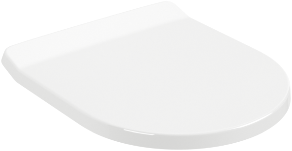 Villeroy & Boch WC-Sitz Architectura 373x446x47mm Oval SoftClosing QuickRelease Weiss Alpin