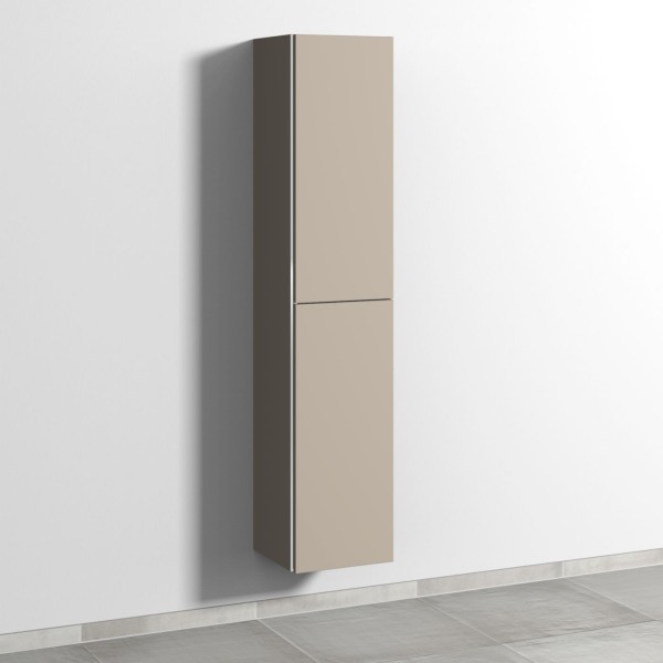 Sanipa 3way Hochschrank mit 2 Türen, Sandgrau-Matt