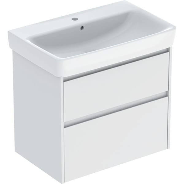 Geberit Renova Plan Set Waschtisch mit Unterschrank, zwei Schubladen: 75x69.7x44.6cm, 504037001
