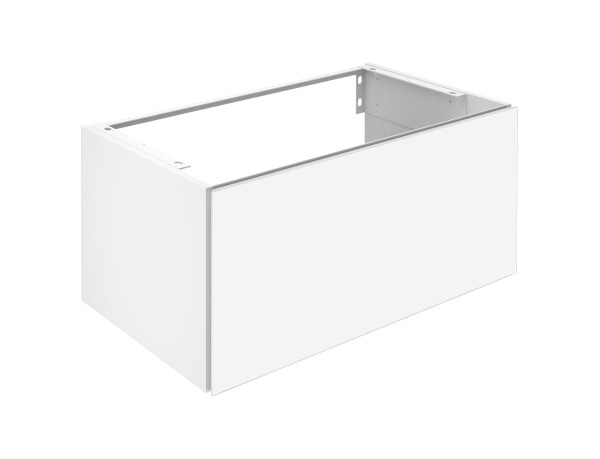 Keuco Waschtischunterschrank X-Line, 1 Frt-Auszug cashmere/Glas cashmere, 800x400x490mm, 33161180000