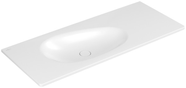 Villeroy & Boch Schrankwaschtisch Antao 1200x500mm, Becken links ohne Überlauf Stone White cplus