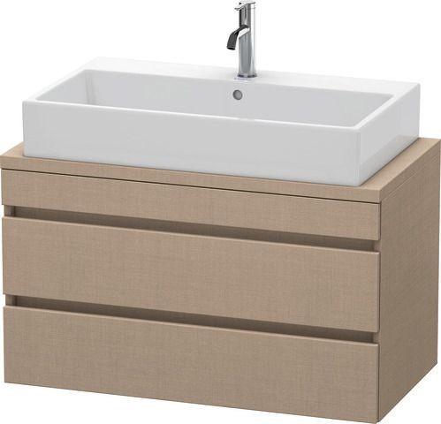 Duravit DuraStyle Konsolenwaschtischunterbau wandhängend Leinen Matt 900x478x512 mm - DS530807575