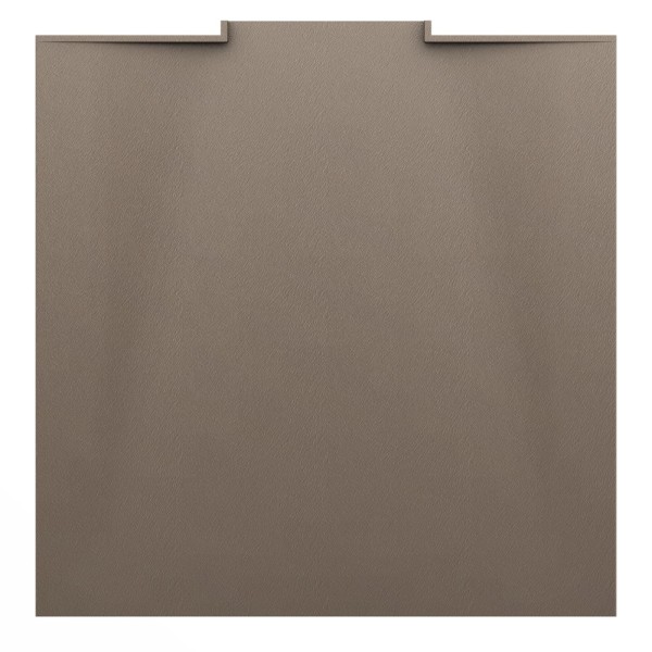 Laufen Duschwanne NIA 800x800x28 Marbond mit Wandablauf cafe, H2100301290001