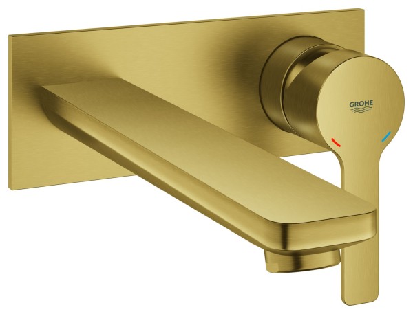 GROHE 2-Loch-Waschtisch-Wandbatterie Lineare, 23444_1 FMS cool sunrise gebürstet, 23444GN1