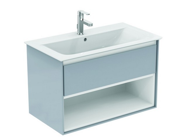 Ideal Standard Ersatzteil Schubladenfront CONNECT AIR, f. WTU 800mm, Pinie u. Braun matt, EF672UK EF672UK