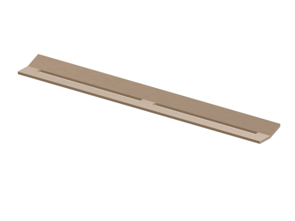 Tece drainprofile Profildeckel Edelstahl Rotgold gebürstet (bis 11/2023), 675014