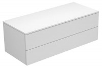 Keuco Sideboard Edition Keuco Sideboard Edition 400 31752, 2 Ausz.,weiß Hochgl./Glas titan klar,450, 31752960001