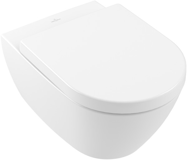 Villeroy & Boch Tiefspül-WC spülrandlos Subway 2.0, DirectFlush weiss AntiBac CeramicPlus
