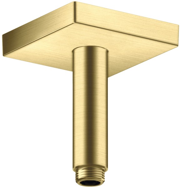 Hansgrohe Decken-Anschlussstück Axor DN15 100mm eckig, brushed brass, 26437950