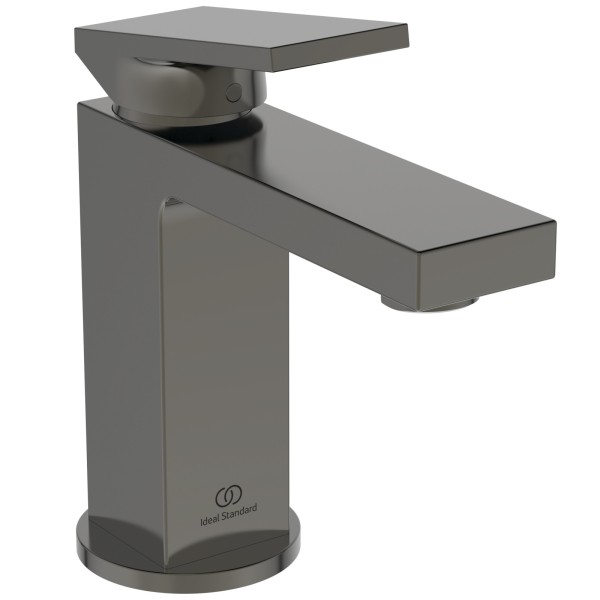 Ideal Standard Waschtischarmatur Extra Ausladung 111mm m.Ablaufgarnitur Magnetic Grey, BD500A5
